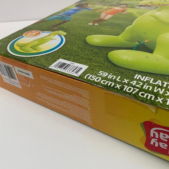 Play Day Inflatable Dinosaur Sprinkler Water Fun Toy - Picture 7 of 9